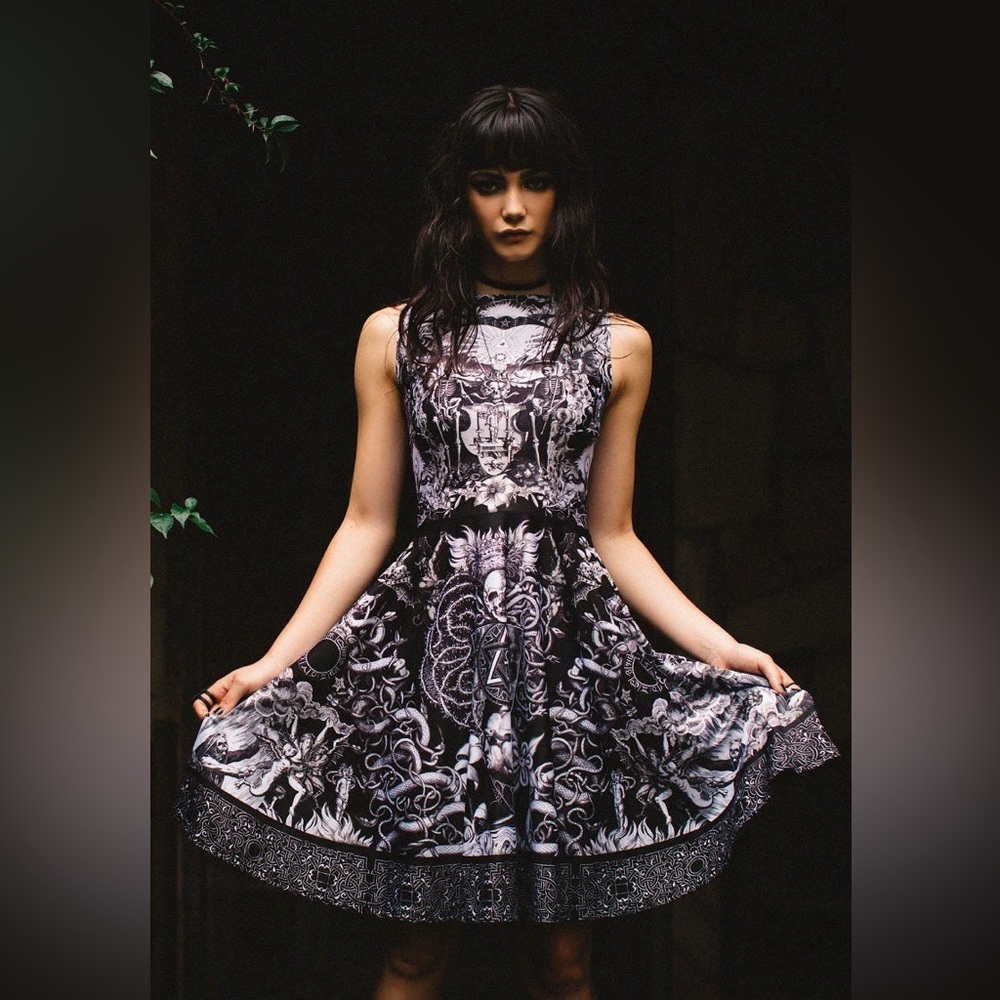 Blackmilk Til Death Do Us Part Longline Dress